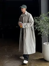 トレンド感溢れる軽量ロングコート【メンズ・ゆったりフィット・膝上丈】