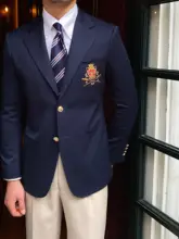 スーツジャケット メンズ 秋春 高品質 韓国スタイル イギリス学院風