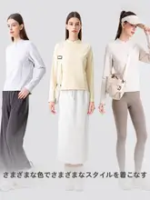 秋冬用裏起毛ハーフジップボトムシャツ女性用アウター