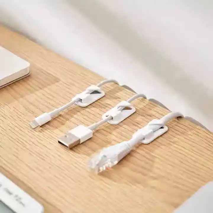 電線固定器【粘着式・穴あけ不要・壁面取付け用】