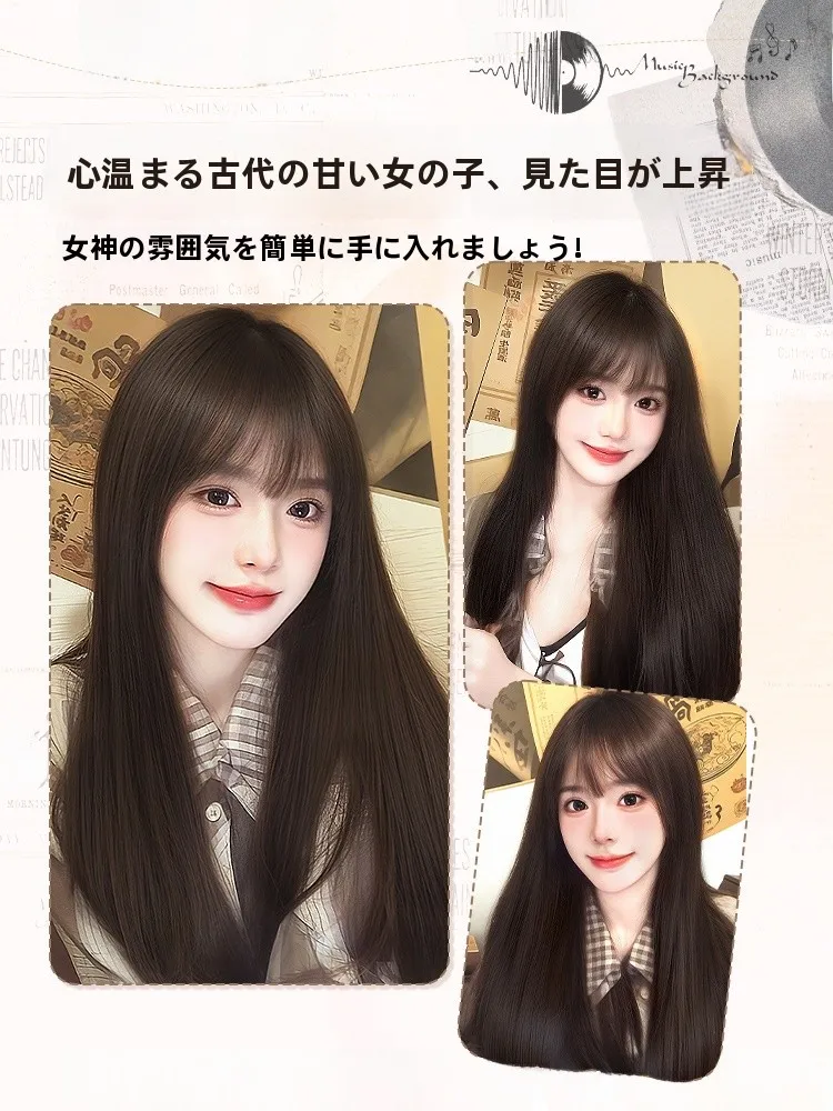 40代のロングヘアに合う前髪スタイルは？自然なボリューム感を実現するレース前額付きウィッグの選び方
