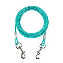 犬用強化スチールリード【中型・大型犬用・3m/5m/10m・トレーニング用・耐噛み性】