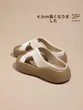 夏用 厚底サンダル【女性用・カジュアル・ビーチ・国風デザイン・一体型】