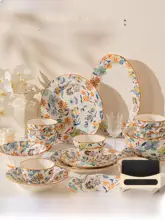 美しいデザインの陶器製小鉢【中華スタイル・家用】