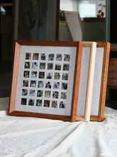 実木製 欧式フレーム正方形【50cm・十字刺繍・壁掛け用・書道作品対応】