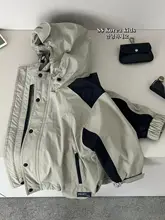 子供用スタイリッシュ防風ジャケット【秋用・男の子・女の子・ファッションデザイン】（セットアップ対応）