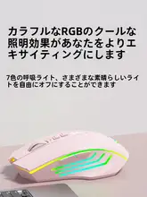 静音無線Bluetoothマウス【充電式・オフィス・ゲーム対応・男女兼用】