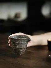 中華風 陶泥製 茶杯【赤貧シリーズ・均一デザイン】