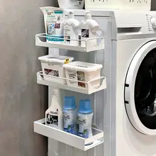 壁掛け式スライドバスケット【洗面所用・洗剤収納・多層構造】