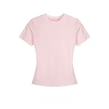 女性用 短袖ブラックTシャツ【夏用・ タイトフィット・ウエストシェイプ】