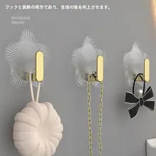 透明フック【穴あけ不要・壁掛け用・キッチンや洗面所に最適】