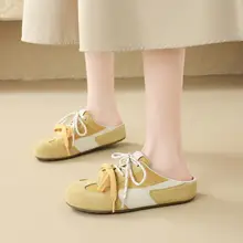 快適な履き心地のバケットトングサンダル【夏用・イエロー・カジュアルデザイン】（セットアップ対応）