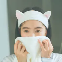 かわいい猫耳ヘアバンド【洗顔・メイク・バス用・束髪用】