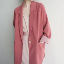 梅子色のフィットジャケット【落肩デザイン・カジュアルスタイル】