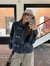 ユニセックス デニムジャケット【ヴィンテージデザイン・水洗い仕上げ】
