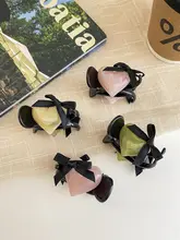 フランス風 スイートハートデザインの高いポニーテールクリップ【夏用・半分まとめ髪・ボリュームアップ】
