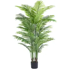 リアルな観葉植物 散尾葵の人工植物【インテリア装飾用・大型フロアプランツ】