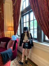 高腰コーデュロイワイドレッグショートパンツ【秋冬用・極上の柔らかさ・ウエストゴム】