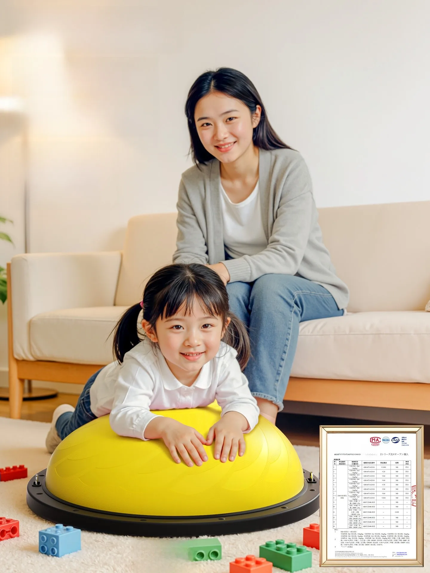 子供用バランスボール：半円形・足で踏んで使う・感覚統合トレーニングに最適な選択