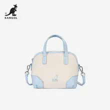 KANGOL ファッションステッチカレッジスタイルスモールスクエアバッグ