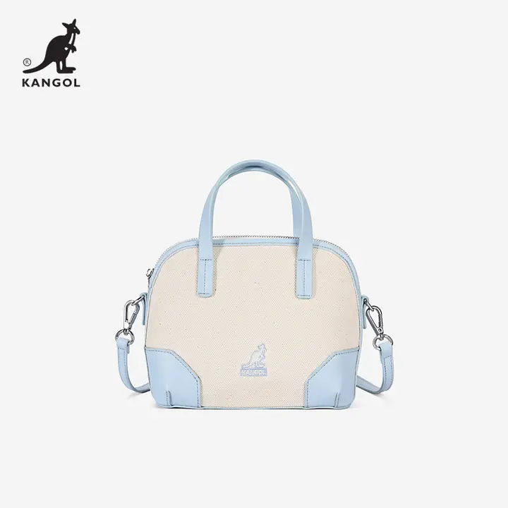 KANGOL ファッションステッチカレッジスタイルスモールスクエアバッグ