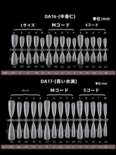 ネイルチップ 超薄型 透明 ネイル長だし用 サンディング済み