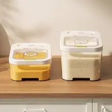 スーボー 圧密保存米粉容器【食品グレード・密閉型・防湿・虫防止】