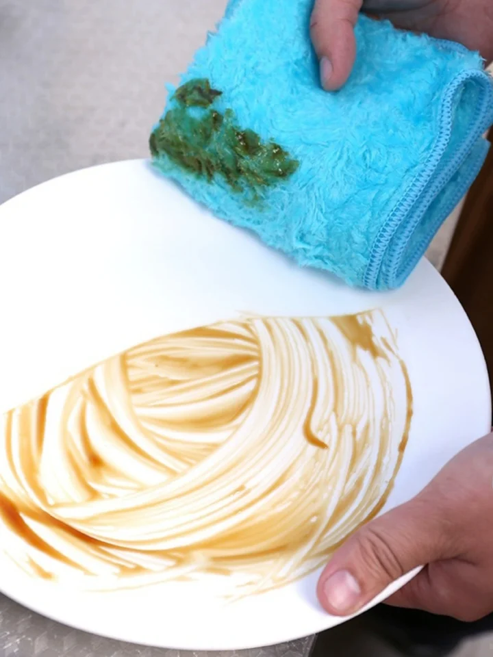 水切れが良い！木繊維製の食器洗い用タオル【毛羽立ちにくい・優れた吸水性】