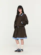 セットアップ ジャケット スカート レディース ダブルカラー きれいめ 上品 オフィスカジュアル おしゃれ 秋冬「Amweird」