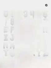 白色アルミ製バルーン【AZ 09の円体文字・誕生日・結婚式用】