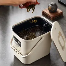 茶渣ごみフィルター付き排水バケツ【家庭用・大容量・茶道用具アクセサリー】