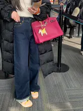 長く見せる！リバーシブルのロールヘムワイドパンツ