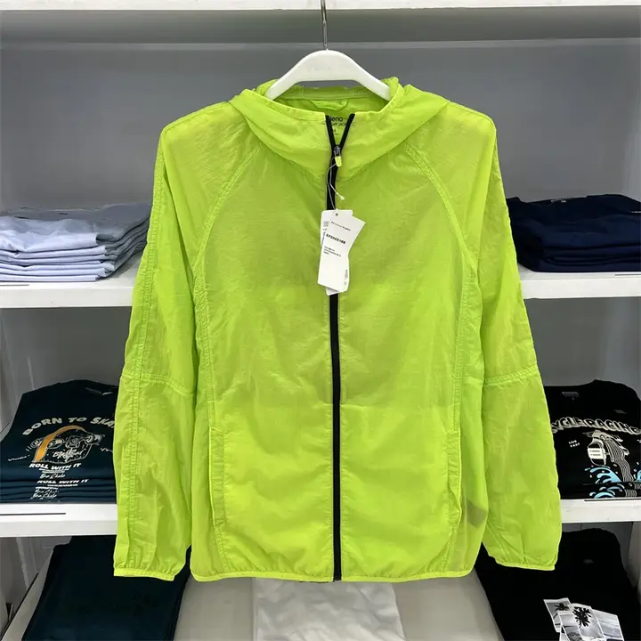 夏用UVカットメンズ防晒ジャケット【通気性・薄手・アウトドア用】