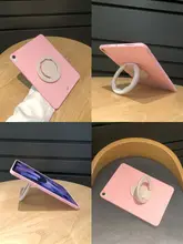 スタンド iPad10/Pro11インチ/Mini6/12.9インチ/Air13/Air6対応 シリコン保護ケース 耐衝撃 全包 防曲