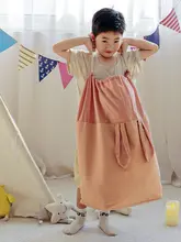 コットンリネン製の子供用収納袋【おもちゃ・衣類用・大容量・防塵】（セットアップ対応）
