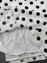 フレンチスタイルの大波点マキシドレス【エレガント・細身効果・キャミソール】