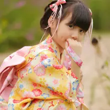 女児向け 和風ヘアアクセサリー【リボン付き桜クリップ・ダックビルクリップ】