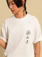 吸湿速乾機能を持つクール素材Tシャツ【男女兼用・プリント・ラウンドネック・短袖】
