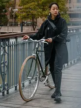 Snowline 防水軽量レインコート【一層構造・通気性・男女兼用・ロングタイプ】