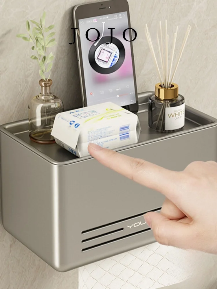 防水トイレットペーパーラック ASD-5555：穴あけ不要で衛生的かつ安定した収納を実現