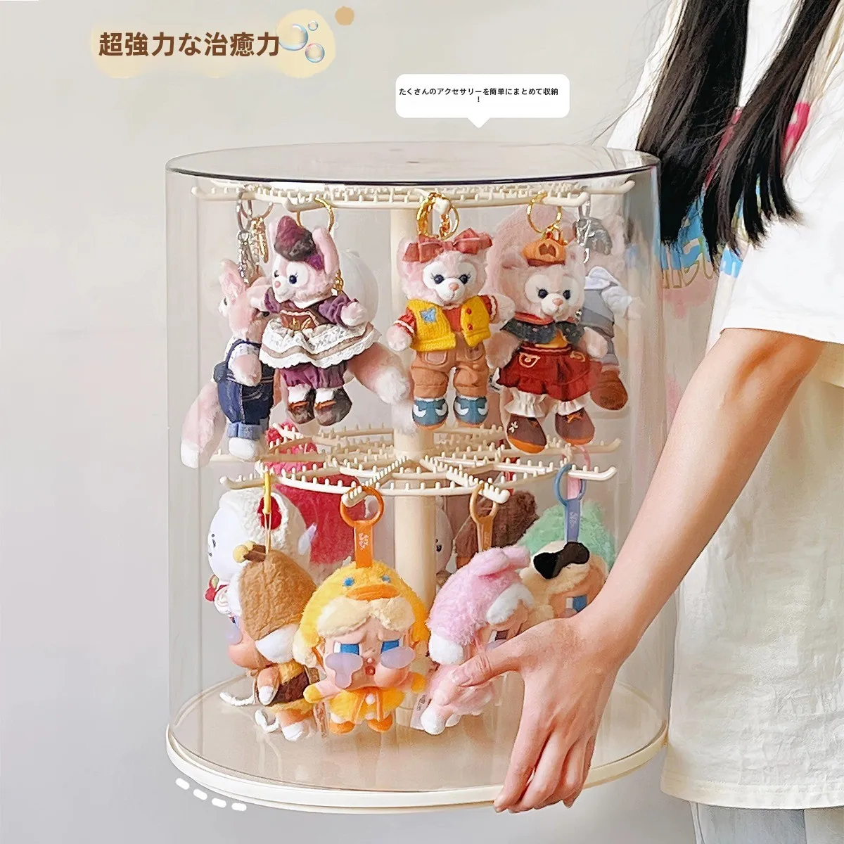 透明回転式フィギュア用ほこり防止カバー：DIY道具としての実用性とディスプレイ最適化