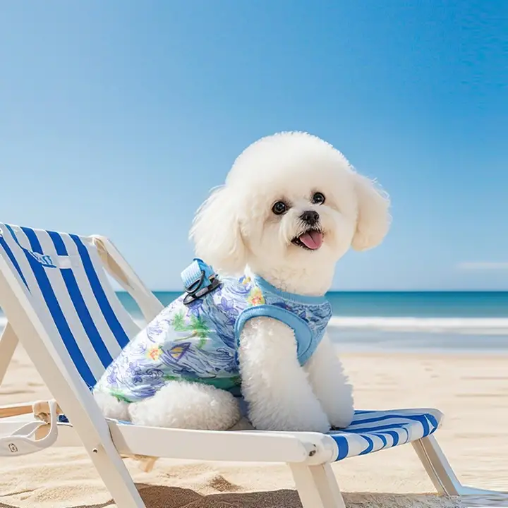 hipidog 小型犬用夏服【トイプードル・シュナウザー・ヨークシャーテリア対応・涼感ポケット付き】