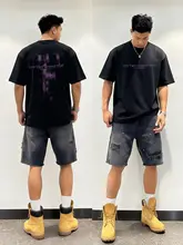 オーバーサイズのグラフィックTシャツ【短袖・コットン・カジュアル・夏用】