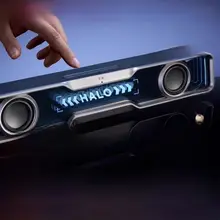 デスクトップ用ハロサウンドバー【Bluetooth対応・重低音・ゲーム用】