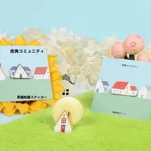 カートゥーンタウン刺繍ステッカー【DIY手帳カバー・スマホ・iPad装飾用・バッグ・衣服用】