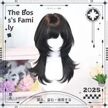 ロリータ風 星翎 コスプレ用ウィッグ【自然な中長髪・フルウィッグ】