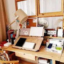 子供用デスクトップ読書スタンド【学習・調整可能・軽量】