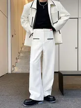 カラーコンビデザインのレザージャケット【ダブルジッパー・カジュアルスタイル・秋冬用】