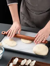 onlycook 木製 厨房用麺棒【手作り餃子やパン作りに最適】