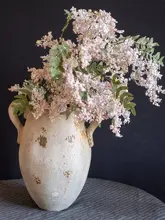 高級造花 假槐花セット【紫粉色・北欧風・壁面装飾用】（セットアップ対応）